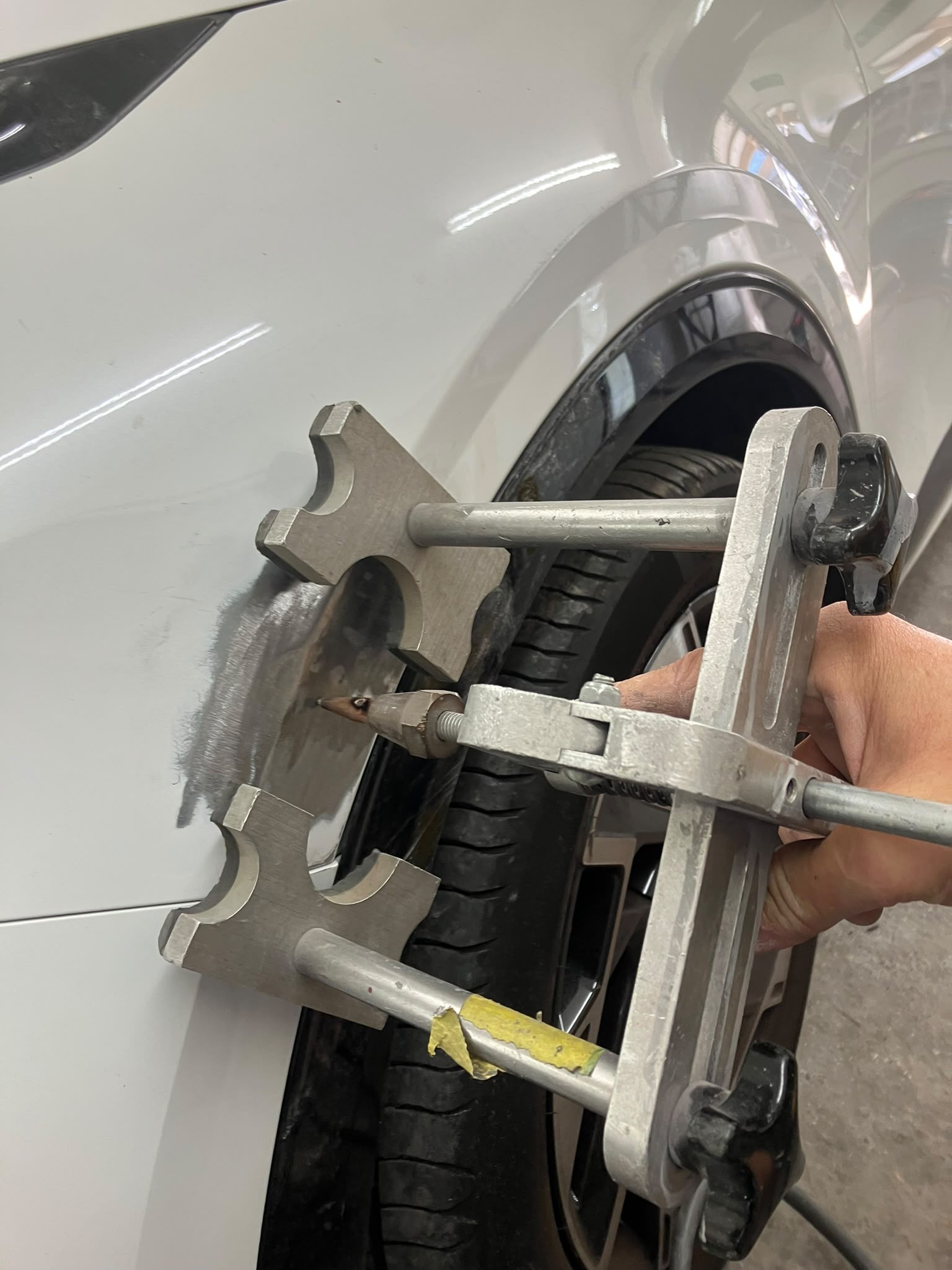 Vehicle bodywork and paint repair in the SP Vehicle Repairs workshop, image 17