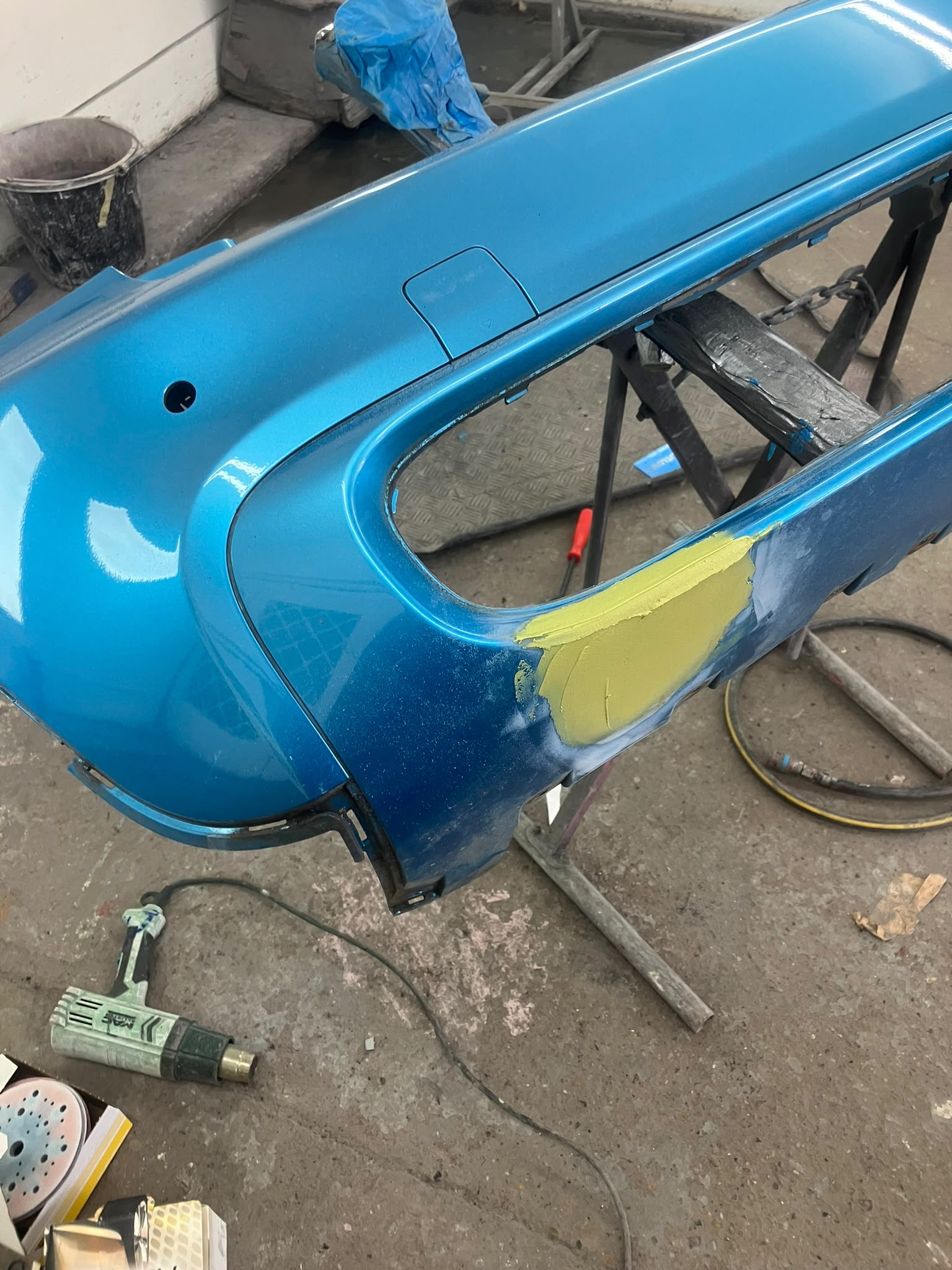 Vehicle bodywork and paint repair in the SP Vehicle Repairs workshop, image 47