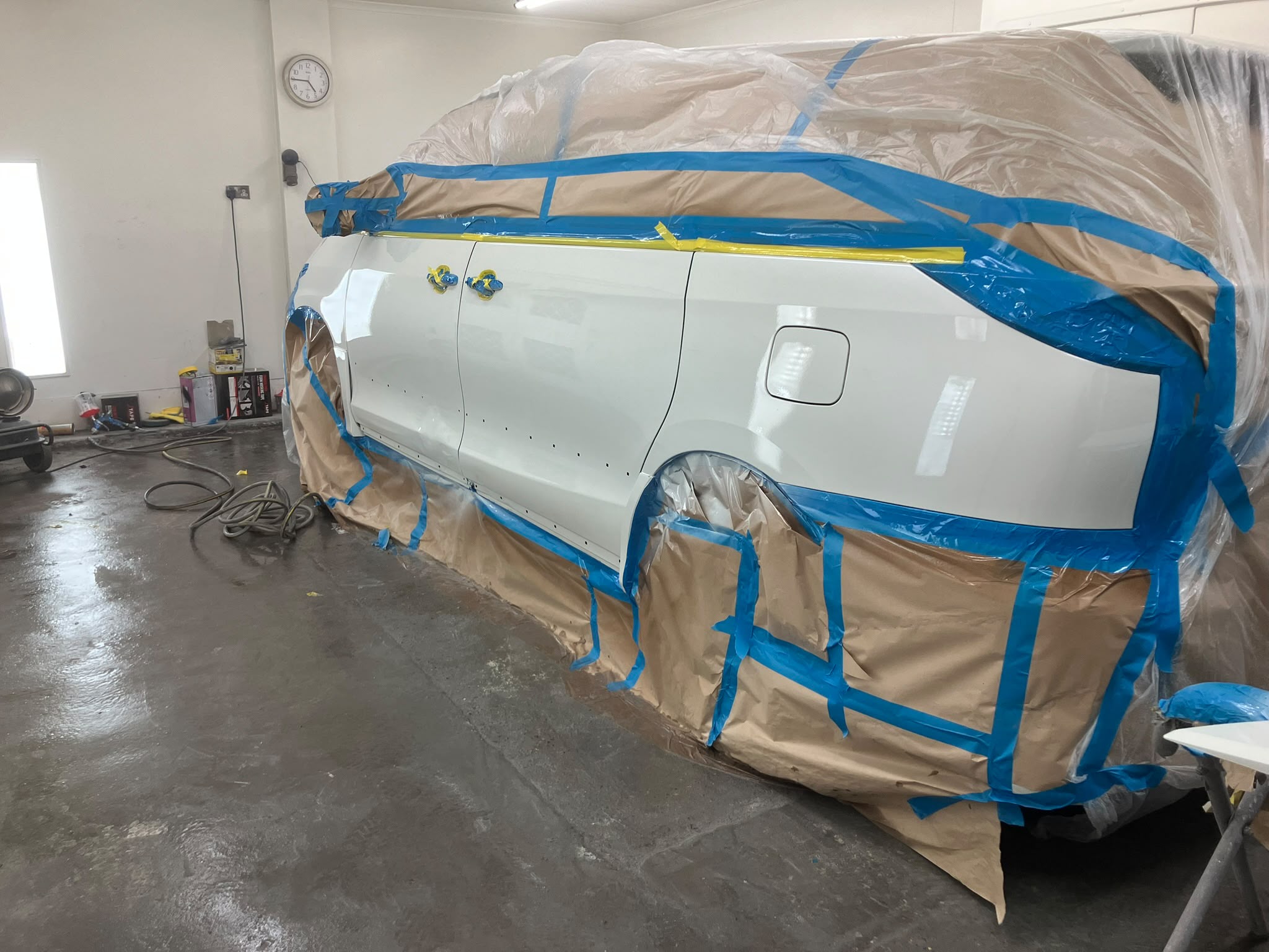 Vehicle bodywork and paint repair in the SP Vehicle Repairs workshop, image 52