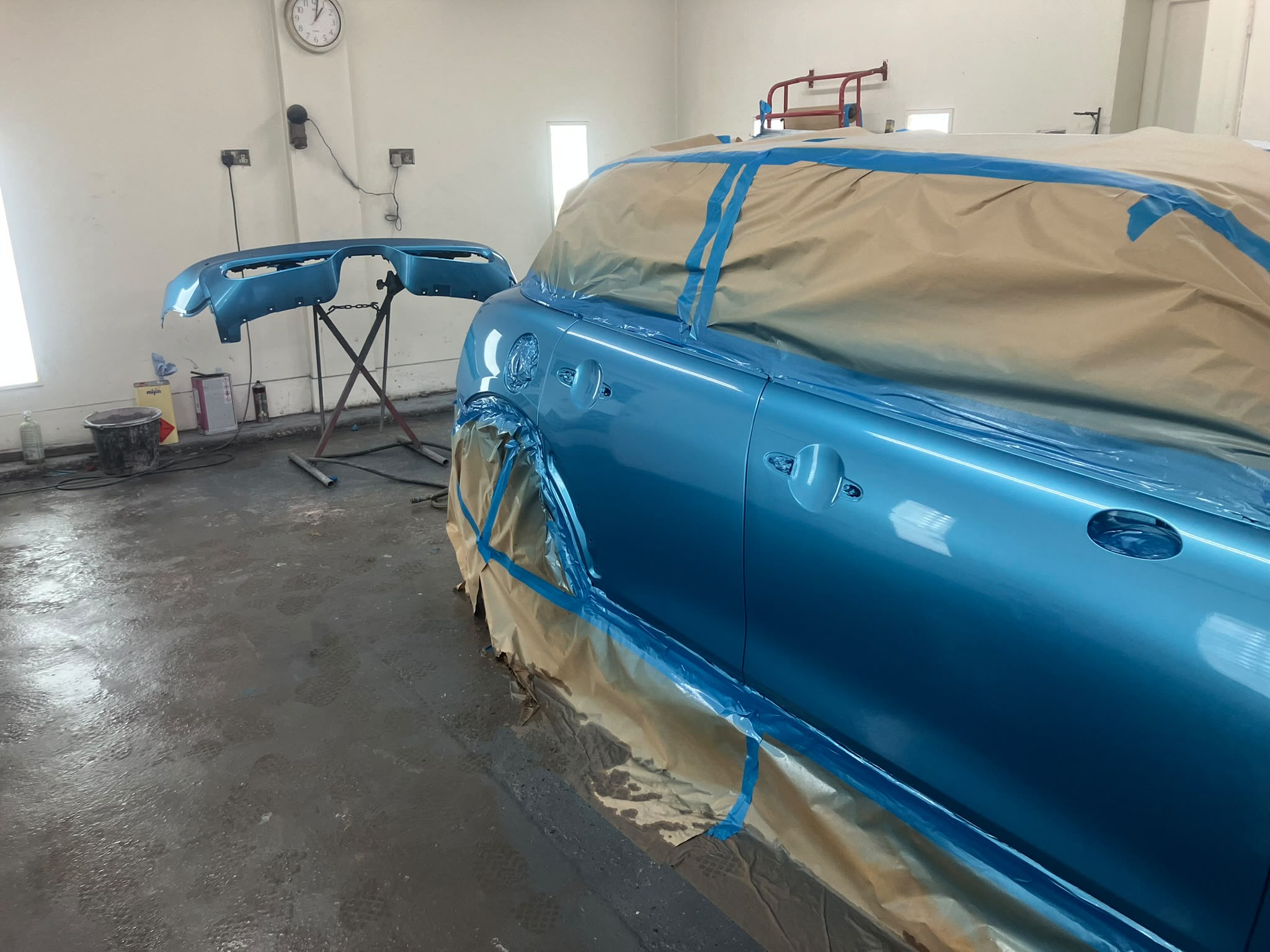 Vehicle bodywork and paint repair in the SP Vehicle Repairs workshop, image 53