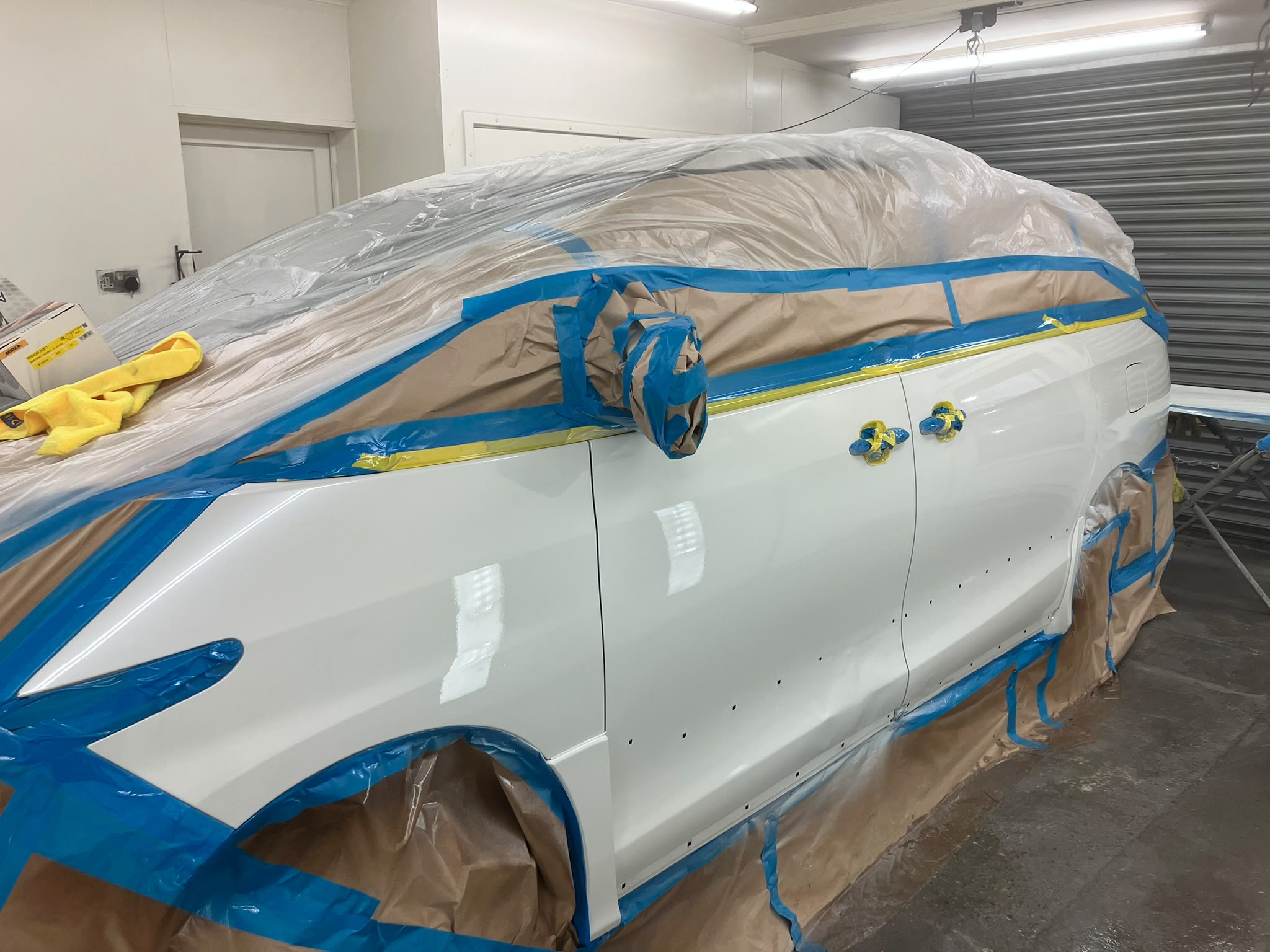 Vehicle bodywork and paint repair in the SP Vehicle Repairs workshop, image 54