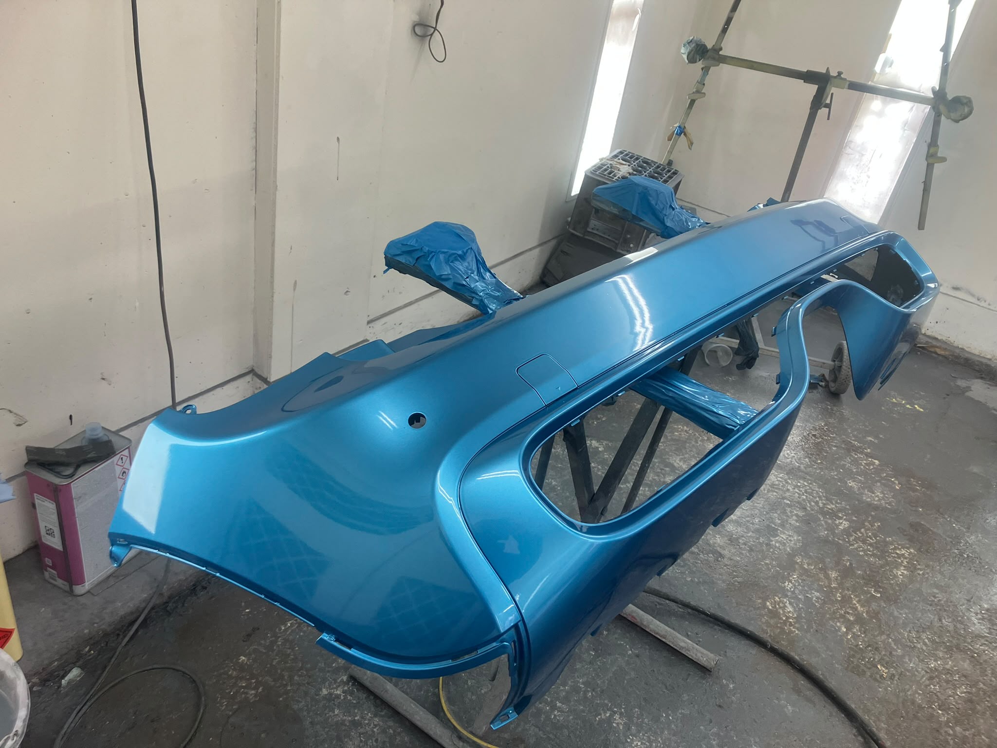 Vehicle bodywork and paint repair in the SP Vehicle Repairs workshop, image 58
