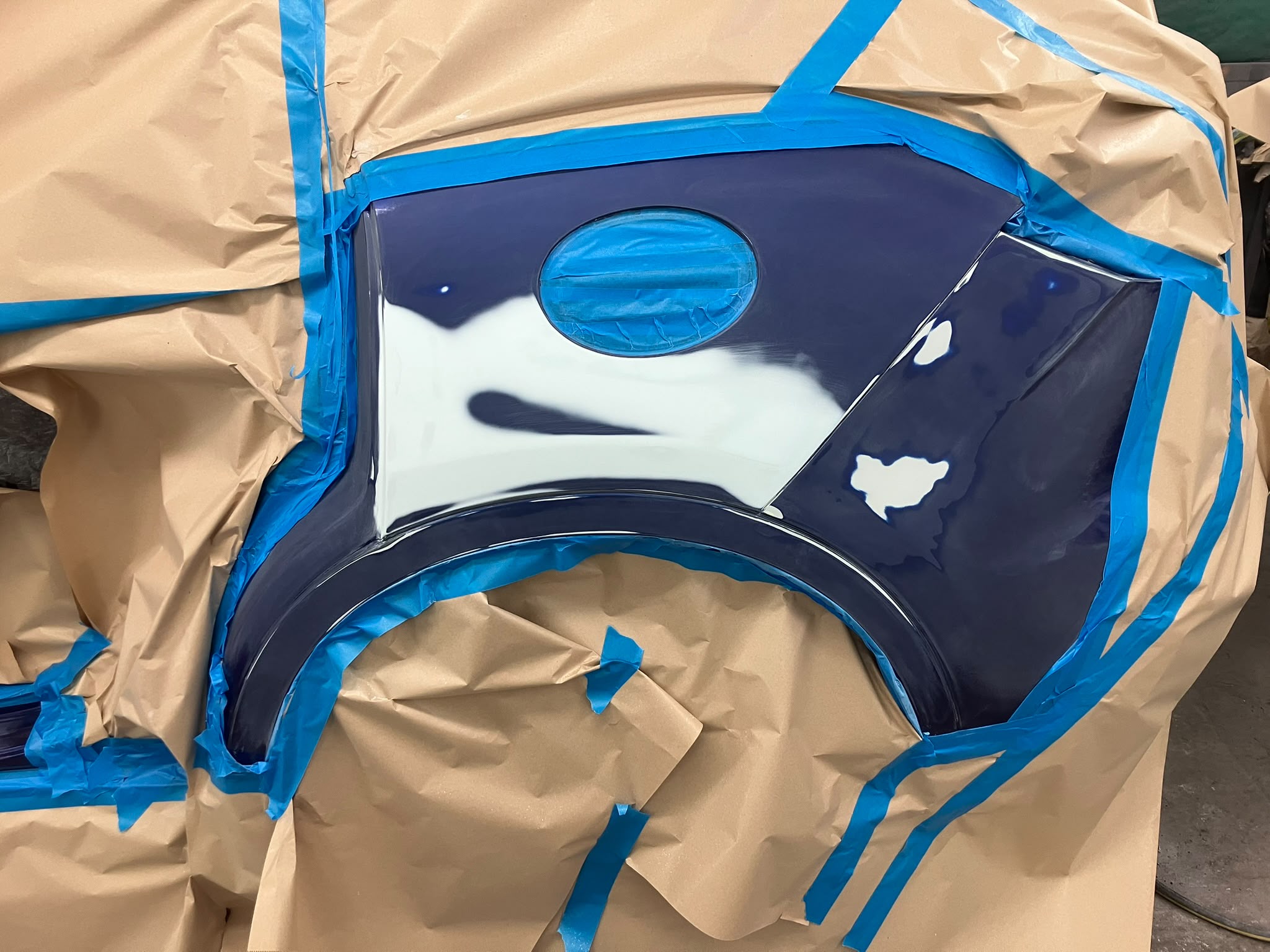 Vehicle bodywork and paint repair in the SP Vehicle Repairs workshop, image 63