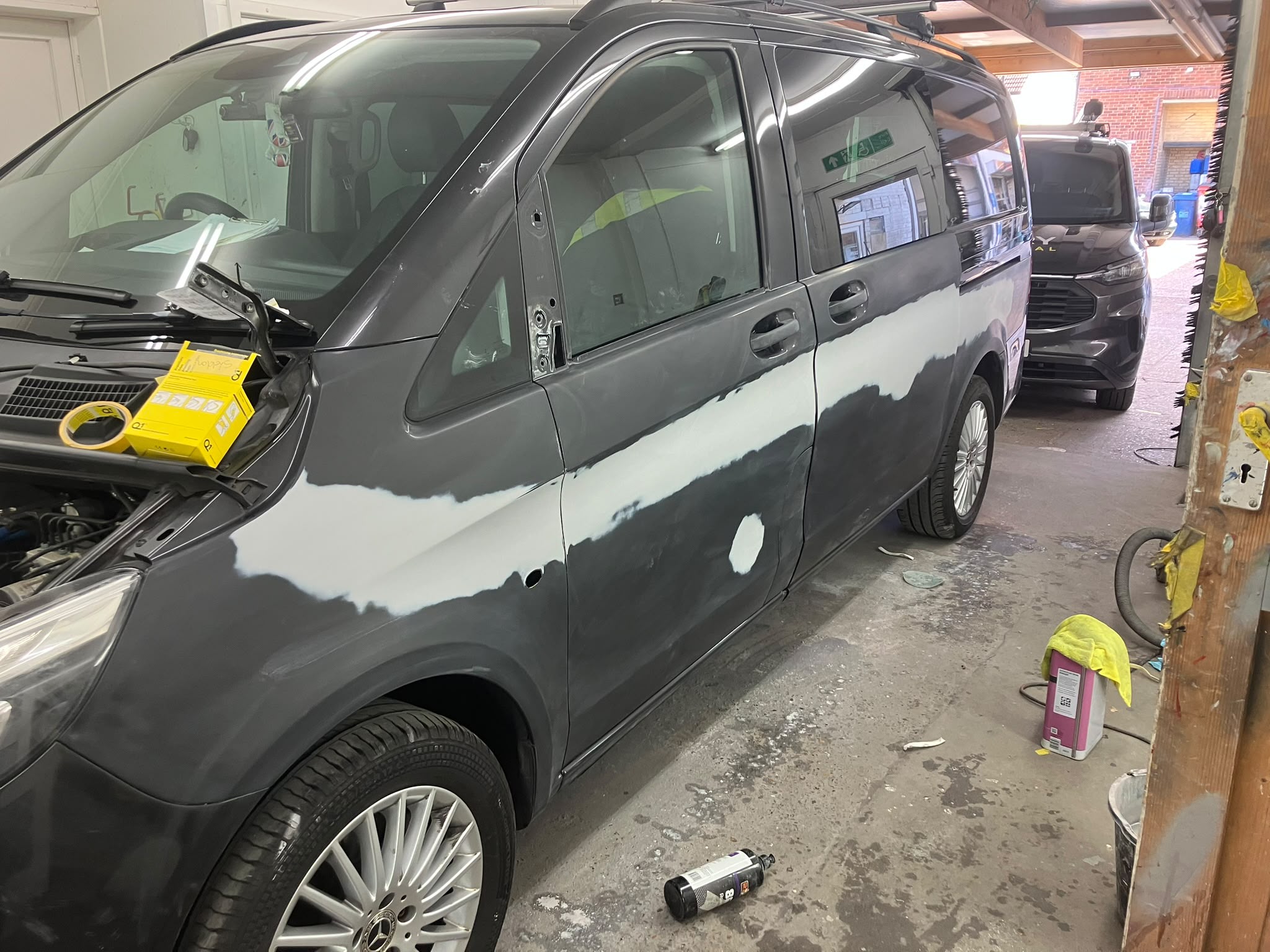 Vehicle bodywork and paint repair in the SP Vehicle Repairs workshop, image 66