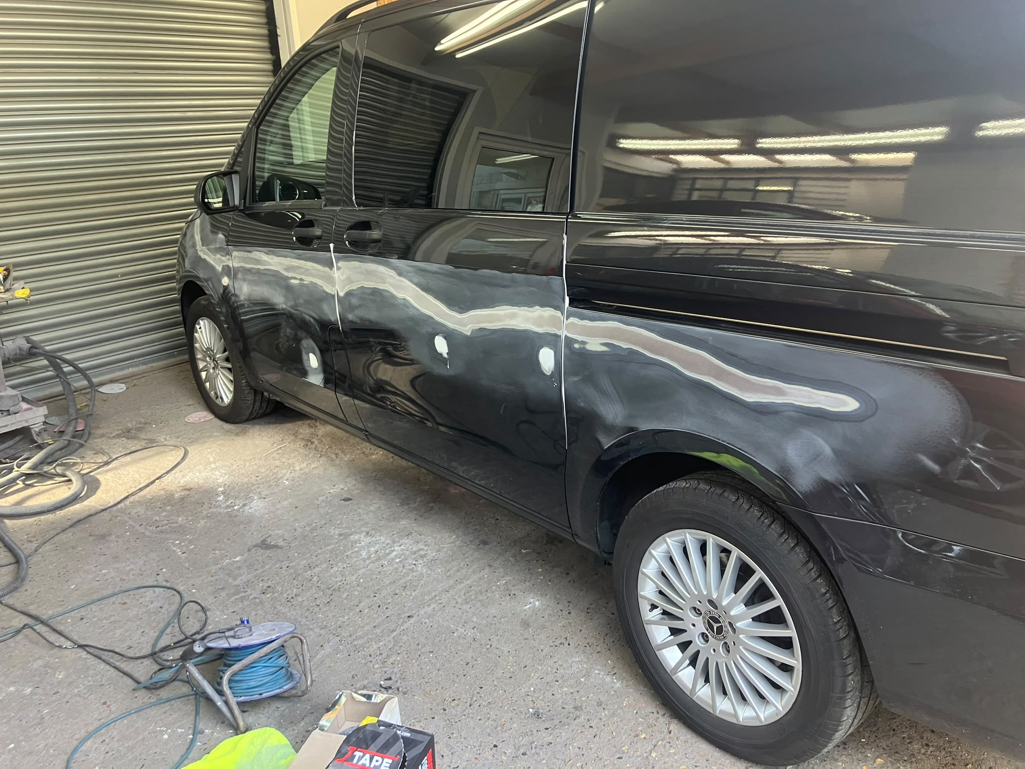 Vehicle bodywork and paint repair in the SP Vehicle Repairs workshop, image 69