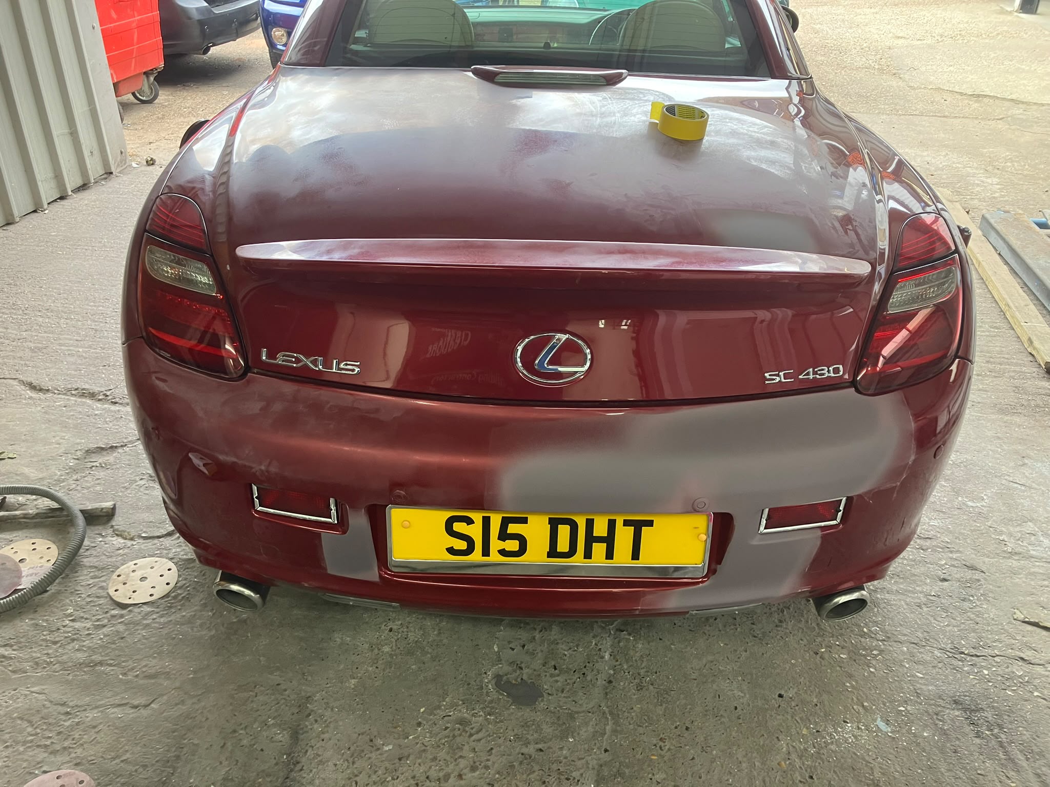 Vehicle bodywork and paint repair in the SP Vehicle Repairs workshop, image 88