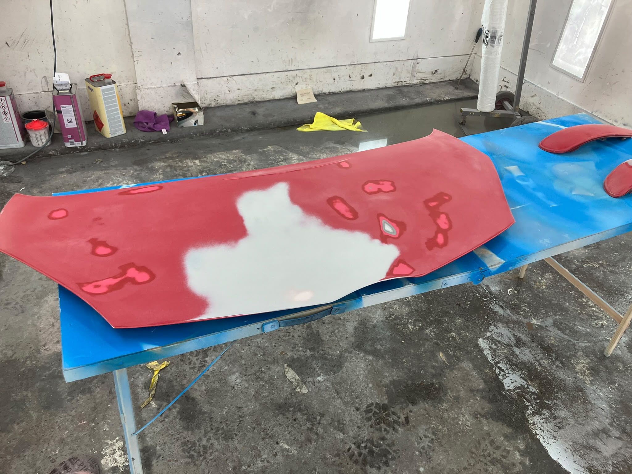 Vehicle bodywork and paint repair in the SP Vehicle Repairs workshop, image 89
