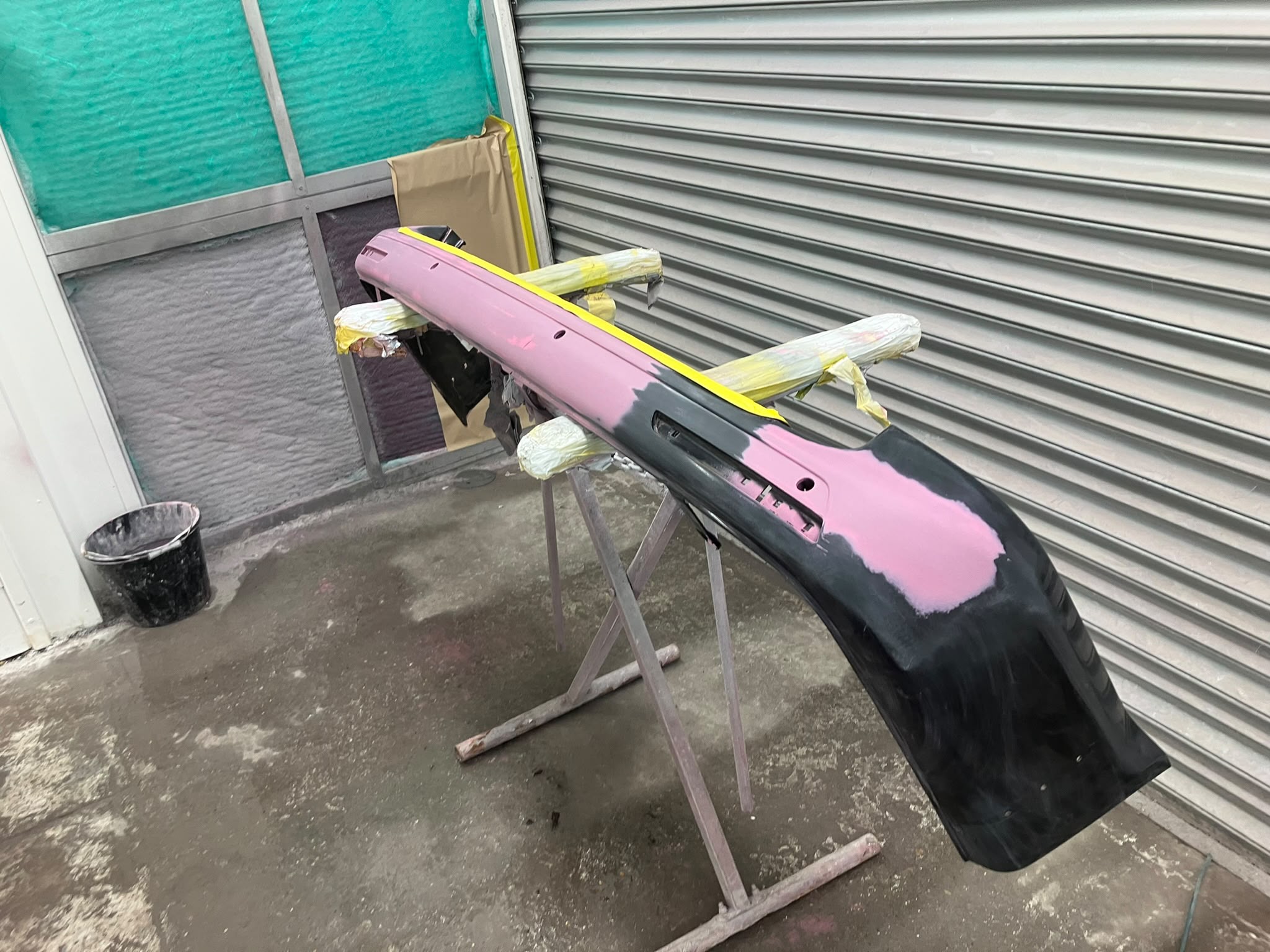 Vehicle bodywork and paint repair in the SP Vehicle Repairs workshop, image 107