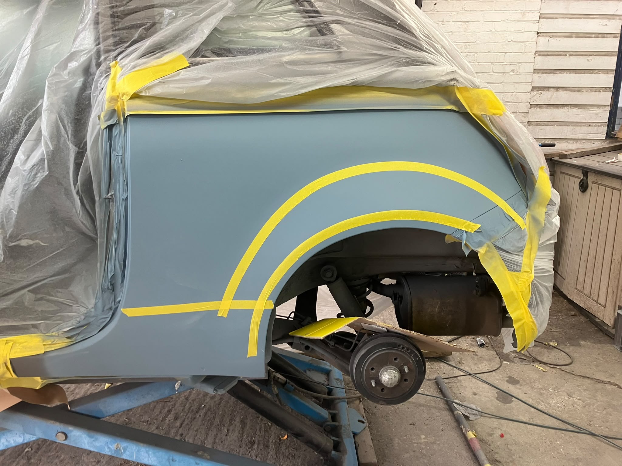 Vehicle bodywork and paint repair in the SP Vehicle Repairs workshop, image 114