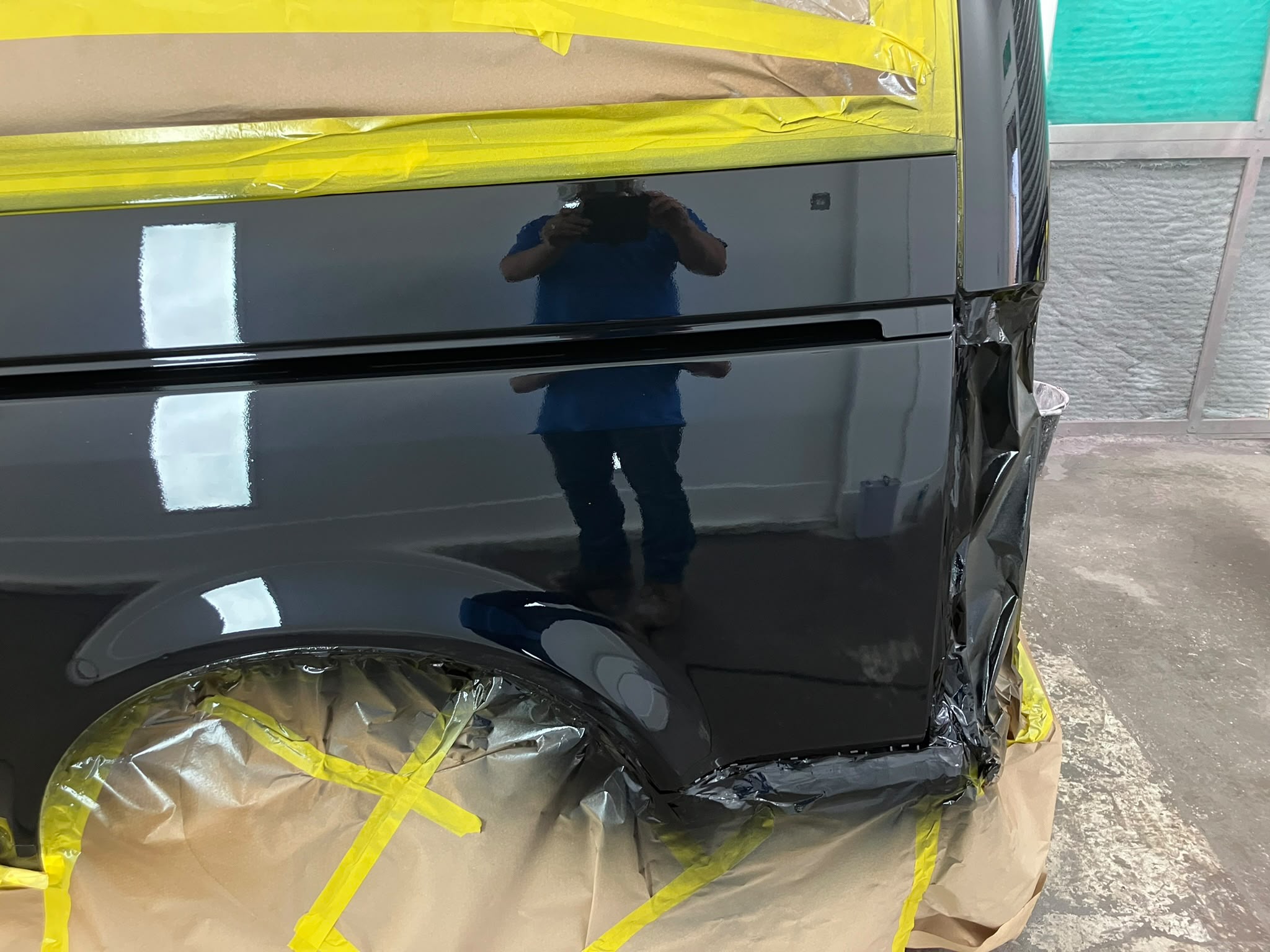 Vehicle bodywork and paint repair in the SP Vehicle Repairs workshop, image 118