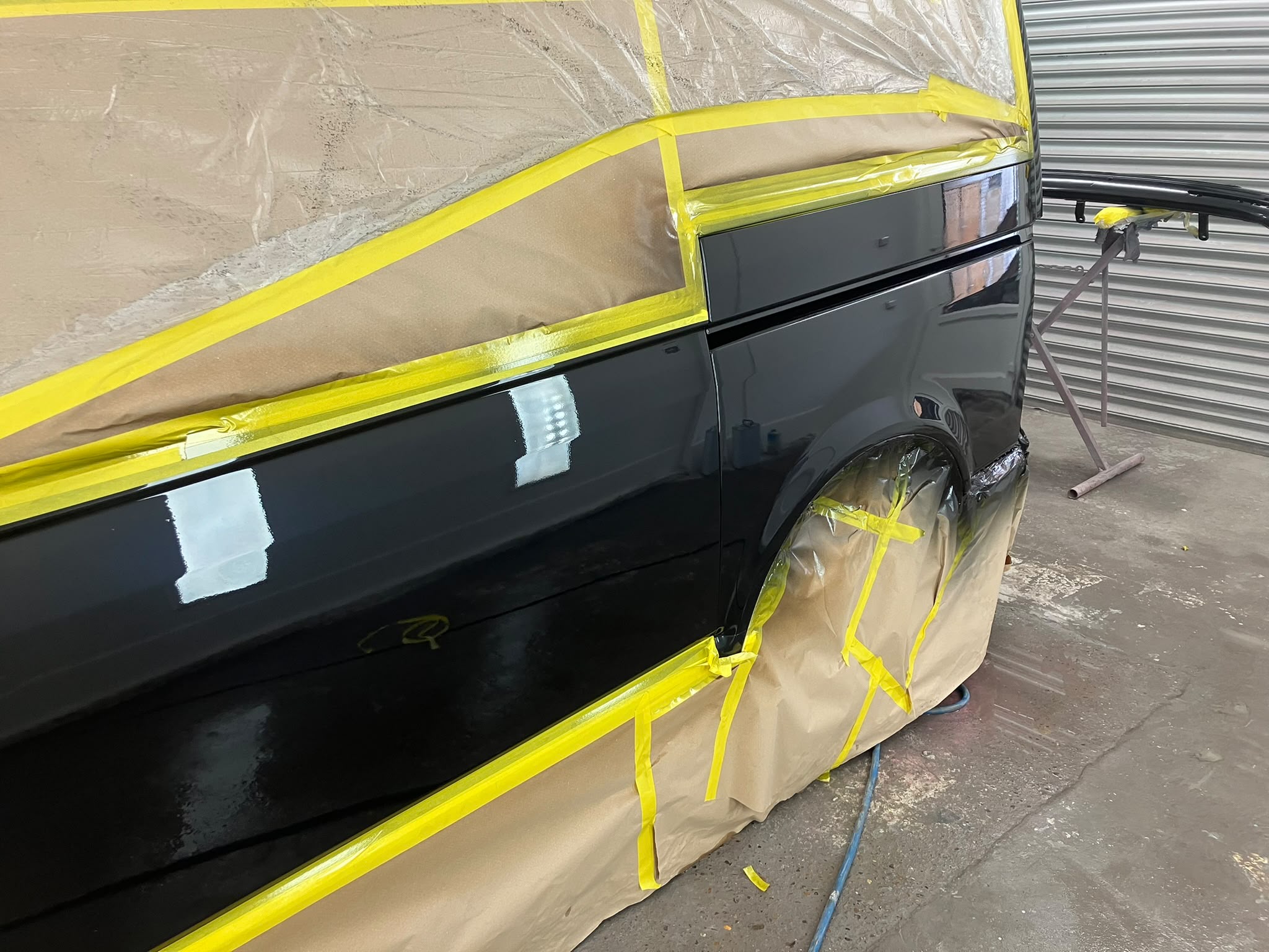 Vehicle bodywork and paint repair in the SP Vehicle Repairs workshop, image 119